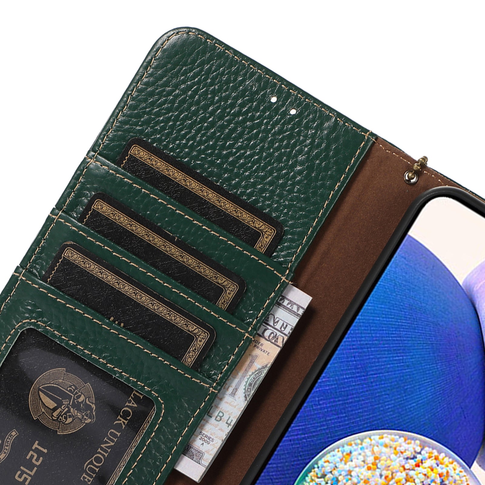 Pro iPhone 14 Pro Max s blokováním RFID pouzdro na telefon pouzdro na telefon z pravé hovězí kůže, vyklápěcí kryt na telefon Pro iPhone 14 Pro Max s blokováním RFID pouzdro na telefon pouzdro na telefon z pravé hovězí kůže, vyklápěcí kryt na telefon